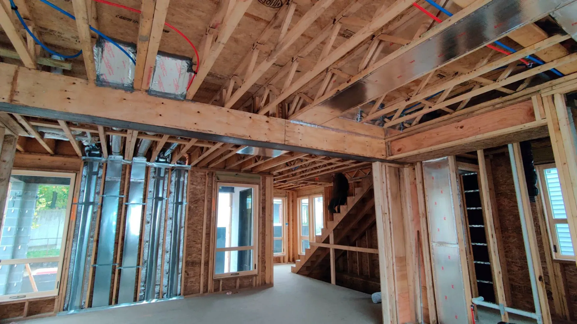 HVAC system installation at Dallas-area home